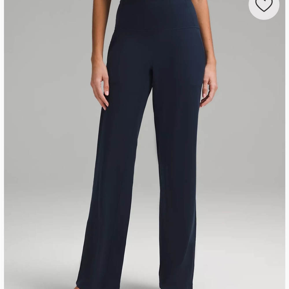 Lululemon align wide-leg navy pant regular